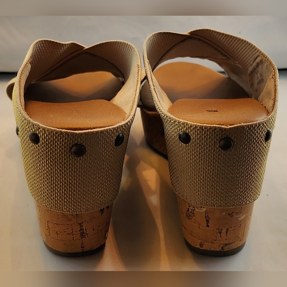 Sonoma Cork Heeled Platform Clog Sandal. Size 8.5 - Picture 3 of 8